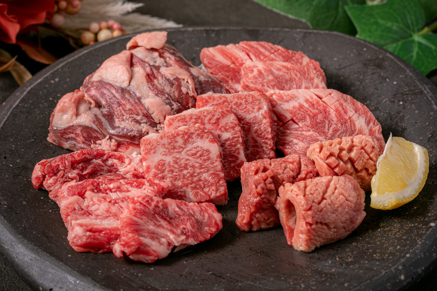 【Dセット 5種盛】厳選焼肉セット (バラ ハラミ ミスジ ロース タン) <2~3人前 400g>